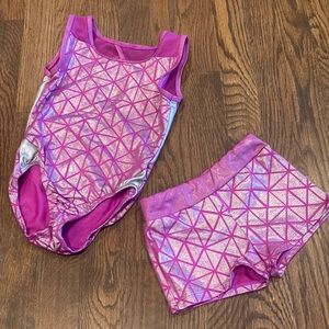 More Than Magic Two Piece Gymnastics Leotard
